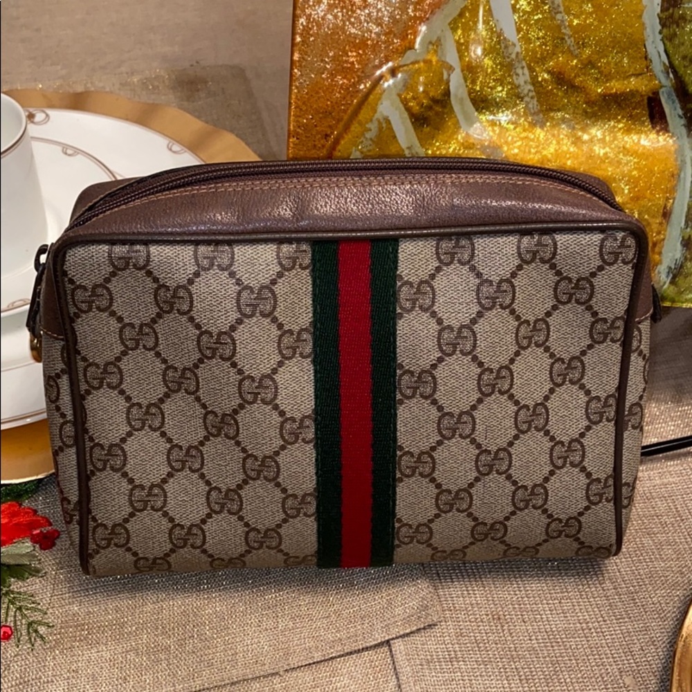 Authentic vintage Gucci pouch